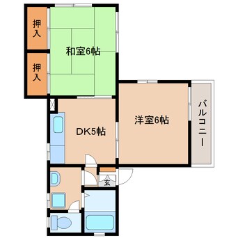 間取図 静岡鉄道静岡清水線/狐ケ崎駅 徒歩17分 2階 築30年