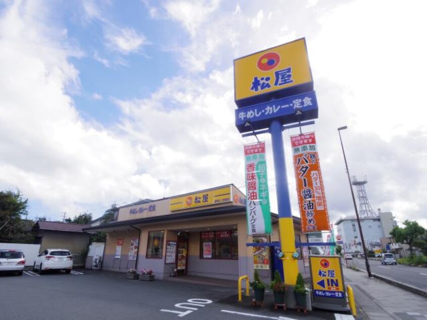 松屋静岡七ツ新屋店(その他飲食（ファミレスなど）)まで382m 静岡鉄道静岡清水線/狐ケ崎駅 徒歩15分 2階 築19年