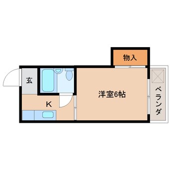 間取図 静岡鉄道静岡清水線/草薙駅 徒歩5分 3階 築36年