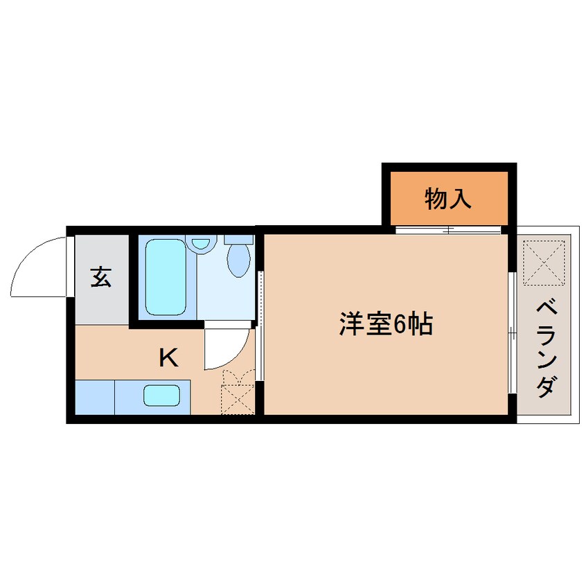 間取図 静岡鉄道静岡清水線/草薙駅 徒歩5分 3階 築36年