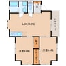 静岡鉄道静岡清水線/狐ケ崎駅 徒歩10分 2階 築29年 2LDKの間取り