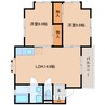 静岡鉄道静岡清水線/狐ケ崎駅 徒歩10分 2階 築29年 2LDKの間取り