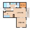 東海道本線/草薙駅 徒歩11分 2階 築18年 1LDKの間取り