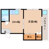 静岡鉄道静岡清水線/県総合運動場駅 徒歩10分 2階 築39年 1DKの間取り