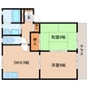 東海道本線/静岡駅 バス:16分:停歩4分 1階 築24年 2DKの間取り