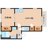 東海道本線/草薙駅 バス:12分:停歩8分 2階 築31年 1LDKの間取り