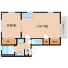 東海道本線/草薙駅 バス:12分:停歩8分 2階 築31年 1LDKの間取り