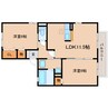 東海道本線/草薙駅 バス:15分:停歩2分 1階 築19年 2LDKの間取り