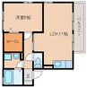 東海道本線/草薙駅 徒歩18分 2階 築20年 1LDKの間取り