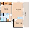 東海道本線/草薙駅 バス:20分:停歩5分 1階 築32年 2LDKの間取り