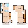 東海道本線/草薙駅 バス:14分:停歩2分 1-2階 築22年 2LDKの間取り
