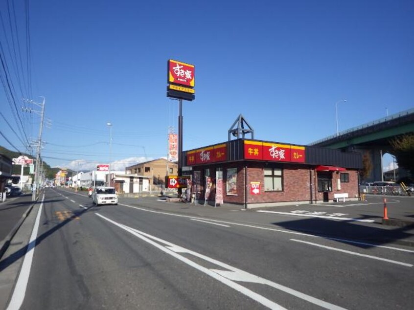 すき家清水鳥坂店(その他飲食（ファミレスなど）)まで606m 東海道本線/草薙駅 徒歩16分 1階 築19年