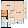 東海道本線/草薙駅 徒歩16分 2階 築21年 1LDKの間取り