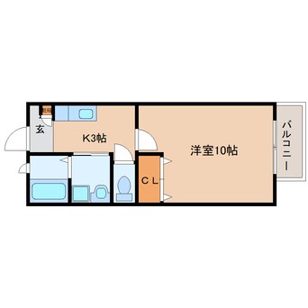 間取図 東海道本線/静岡駅 バス30分鳥坂営業所下車:停歩10分 1階 築18年