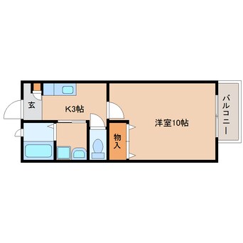 間取図 東海道本線/静岡駅 バス30分鳥坂営業所下車:停歩10分 1階 築16年