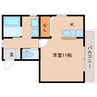 静岡鉄道静岡清水線/県総合運動場駅 徒歩5分 1階 築19年 1Rの間取り