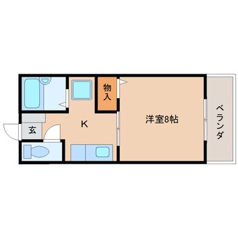 間取図 静岡鉄道静岡清水線/県総合運動場駅 徒歩4分 1階 築32年