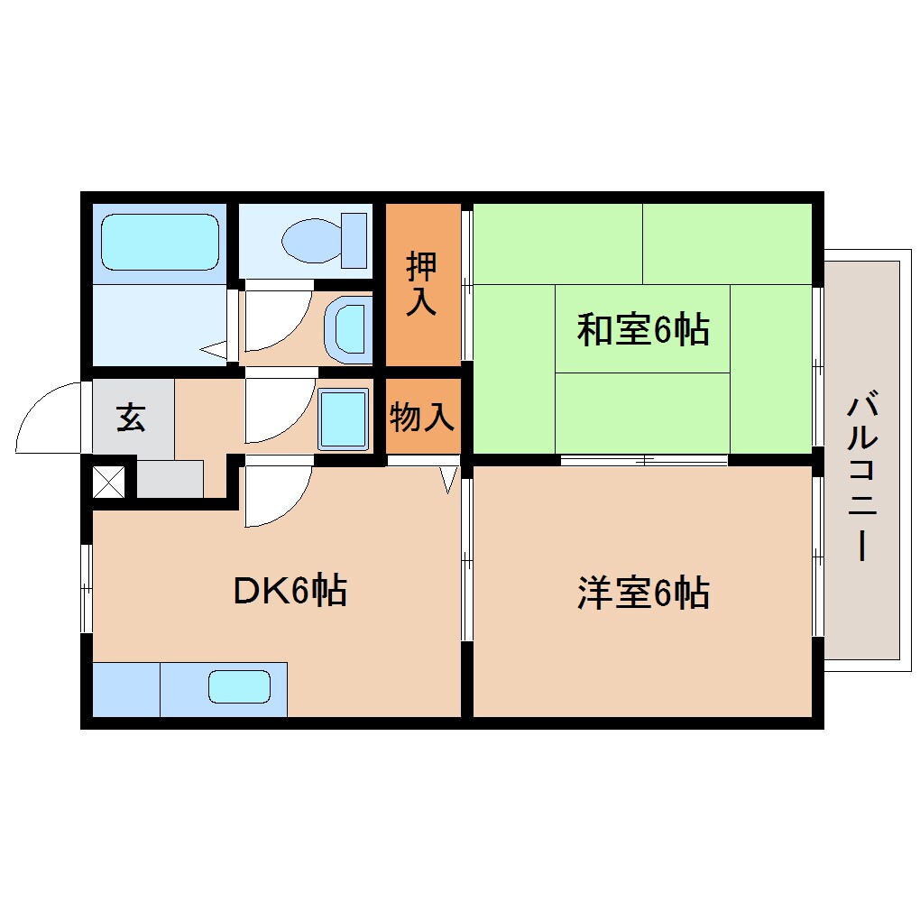 間取り図 東海道本線/東静岡駅 徒歩24分 1階 築30年