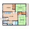 東海道本線/草薙駅 バス:13分:停歩8分 1階 築31年 3LDKの間取り