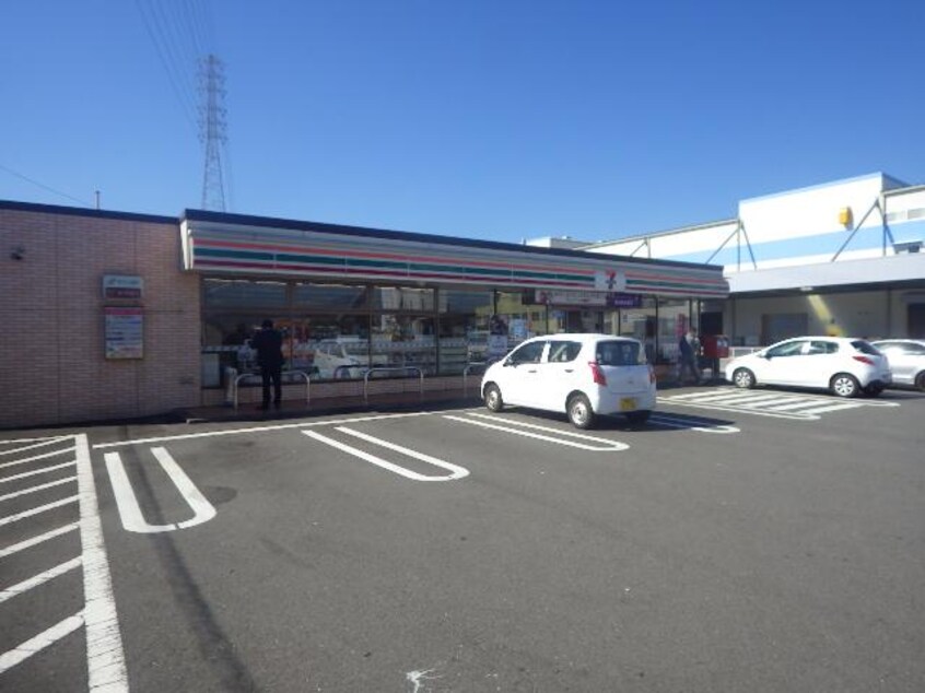 セブンイレブン清水七ツ新屋店(コンビニ)まで522m 静岡鉄道静岡清水線/御門台駅 徒歩7分 2階 築61年