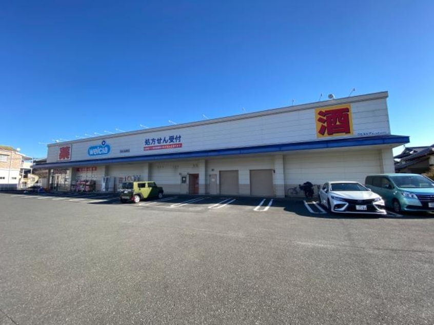 ウエルシア清水長崎店(ドラッグストア)まで796m 静岡鉄道静岡清水線/御門台駅 徒歩20分 1-2階 築17年