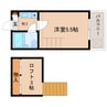 静岡鉄道静岡清水線/県立美術館前駅 徒歩9分 1階 築35年 1Kの間取り