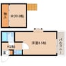 静岡鉄道静岡清水線/県立美術館前駅 徒歩9分 1階 築35年 1Kの間取り