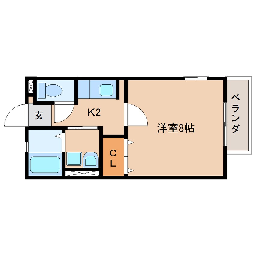 間取図 東海道本線/草薙駅 徒歩11分 1階 築15年