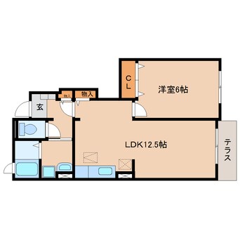 間取図 静岡鉄道静岡清水線/新静岡駅 バス22分東部団地下車:停歩6分 1階 築16年