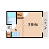 静岡鉄道静岡清水線/草薙駅 徒歩13分 2階 築38年 1Kの間取り