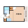 静岡鉄道静岡清水線/草薙駅 徒歩13分 2階 築38年 1Kの間取り