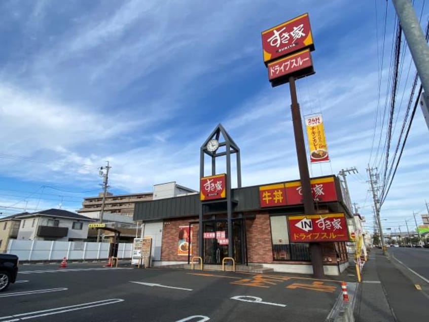 すき家静岡国吉田店(その他飲食（ファミレスなど）)まで497m 静岡鉄道静岡清水線/県総合運動場駅 徒歩8分 1階 築35年