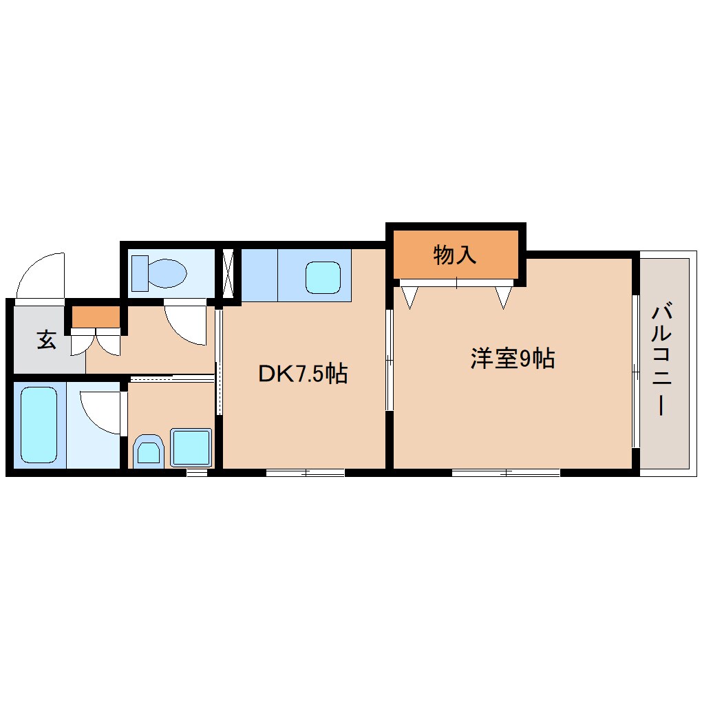 間取り図 静岡鉄道静岡清水線/草薙駅 徒歩13分 1階 築20年