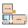 静岡鉄道静岡清水線/県総合運動場駅 徒歩5分 2階 築29年 1Rの間取り