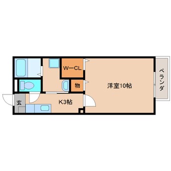 間取図 静岡鉄道静岡清水線/県総合運動場駅 徒歩12分 2階 築15年