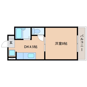 間取図 静岡鉄道静岡清水線/県総合運動場駅 徒歩15分 3階 築29年