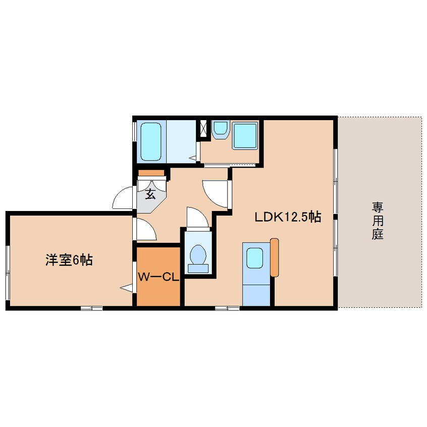 間取図 東海道本線/草薙駅 徒歩15分 1階 築17年