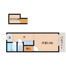 静岡鉄道静岡清水線/御門台駅 徒歩3分 1階 築34年 1Rの間取り