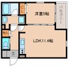 東海道本線/草薙駅 バス:8分:停歩2分 3階 築14年 1LDKの間取り