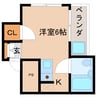 東海道本線/草薙駅 徒歩11分 2階 築37年 1Rの間取り
