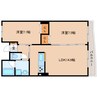 東海道本線/東静岡駅 徒歩14分 3階 築19年 2LDKの間取り