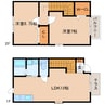 静岡鉄道静岡清水線/狐ケ崎駅 徒歩8分 1-2階 築21年 2LDKの間取り