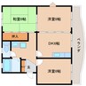東海道本線/草薙駅 バス:18分:停歩1分 1階 築33年 3DKの間取り