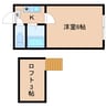 静岡鉄道静岡清水線/御門台駅 徒歩8分 1階 築37年 1Kの間取り