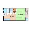 静岡鉄道静岡清水線/御門台駅 徒歩7分 2階 築37年 1DKの間取り