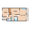 東海道本線/草薙駅 徒歩15分 2階 築28年 2LDKの間取り