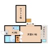 静岡鉄道静岡清水線/御門台駅 徒歩7分 2階 築35年 1Kの間取り