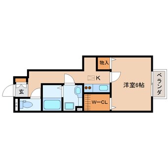 間取図 東海道本線/草薙駅 徒歩10分 1階 築11年