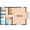 静岡鉄道静岡清水線/御門台駅 徒歩9分 1階 築27年 1Kの間取り