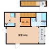 東海道本線/静岡駅 バス:34分:停歩4分 2階 築11年 1Rの間取り